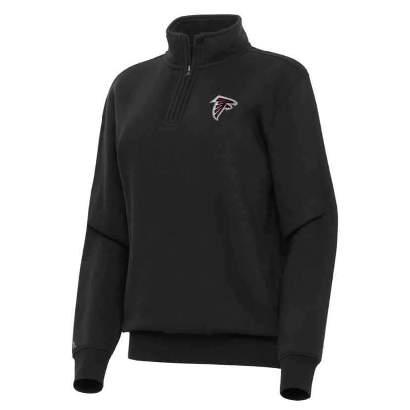 Antigua NFL Atlanta Falcons Womens Victory 1/4 Zip Pullover
