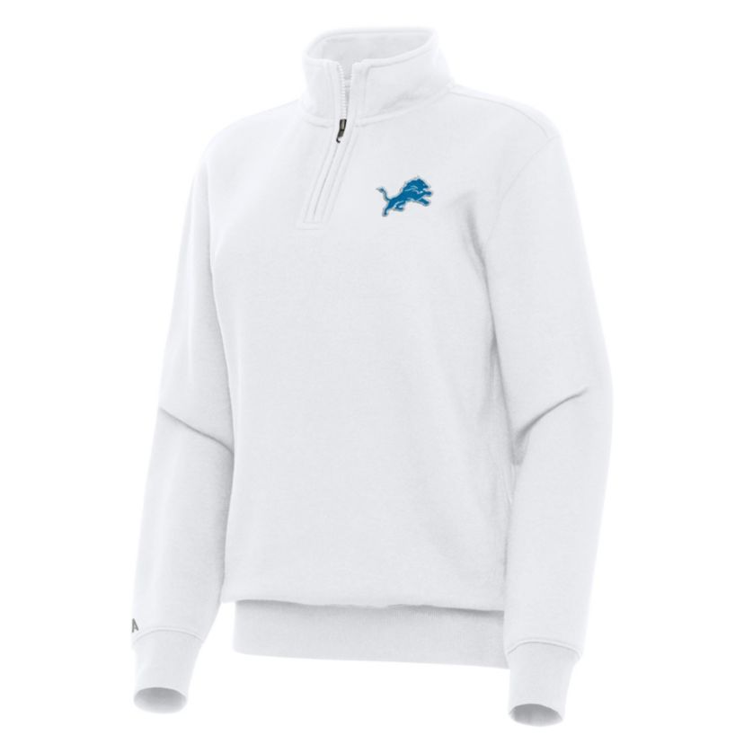 Antigua NFL Detroit Lions Womens Victory 1/4 Zip Pullover