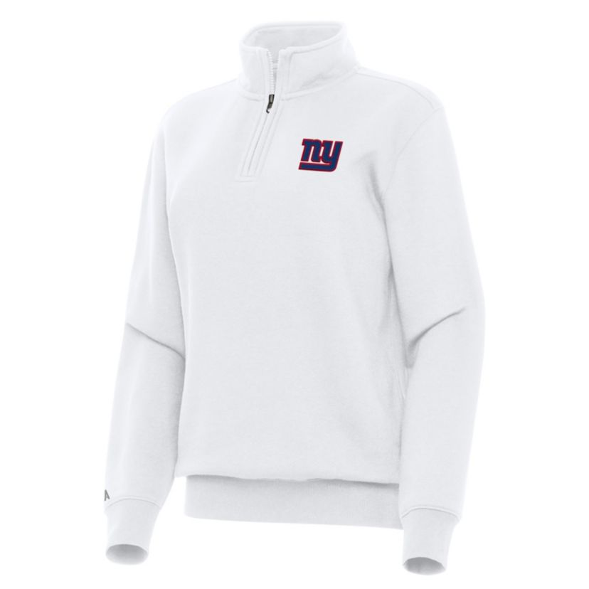 Antigua NFL New York Giants Womens Victory 1/4 Zip Pullover