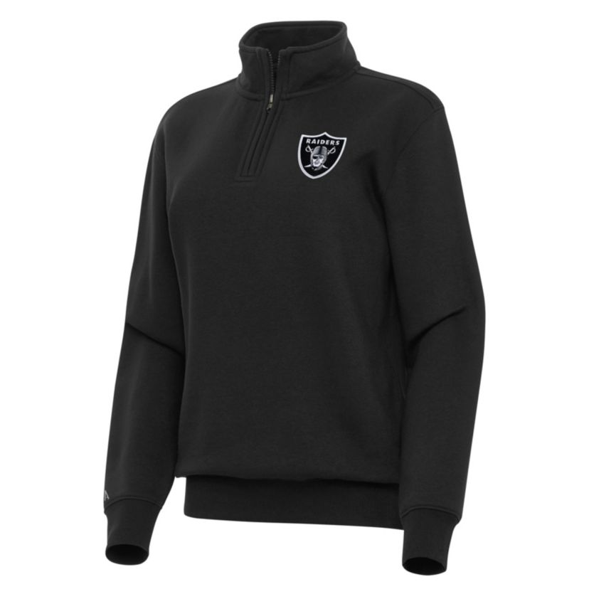 Antigua NFL Las Vegas Raiders  Womens Victory 1/4 Zip Pullover