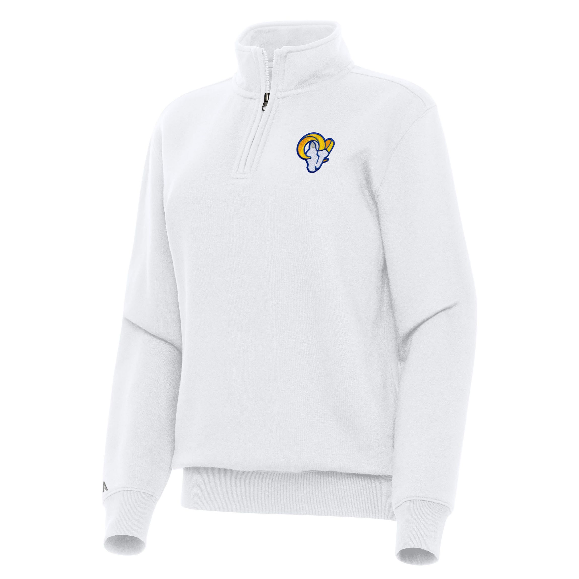 Antigua NFL Los Angeles Rams Womens Victory 1/4 Zip Pullover