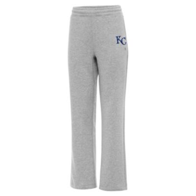 Antigua MLB Kansas City Royals Victory Sweatpants, Gray, XL