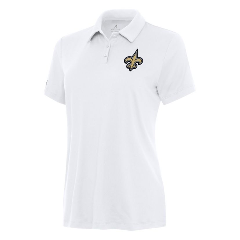 Antigua NFL New Orleans Saints Womens Reprocess Polo