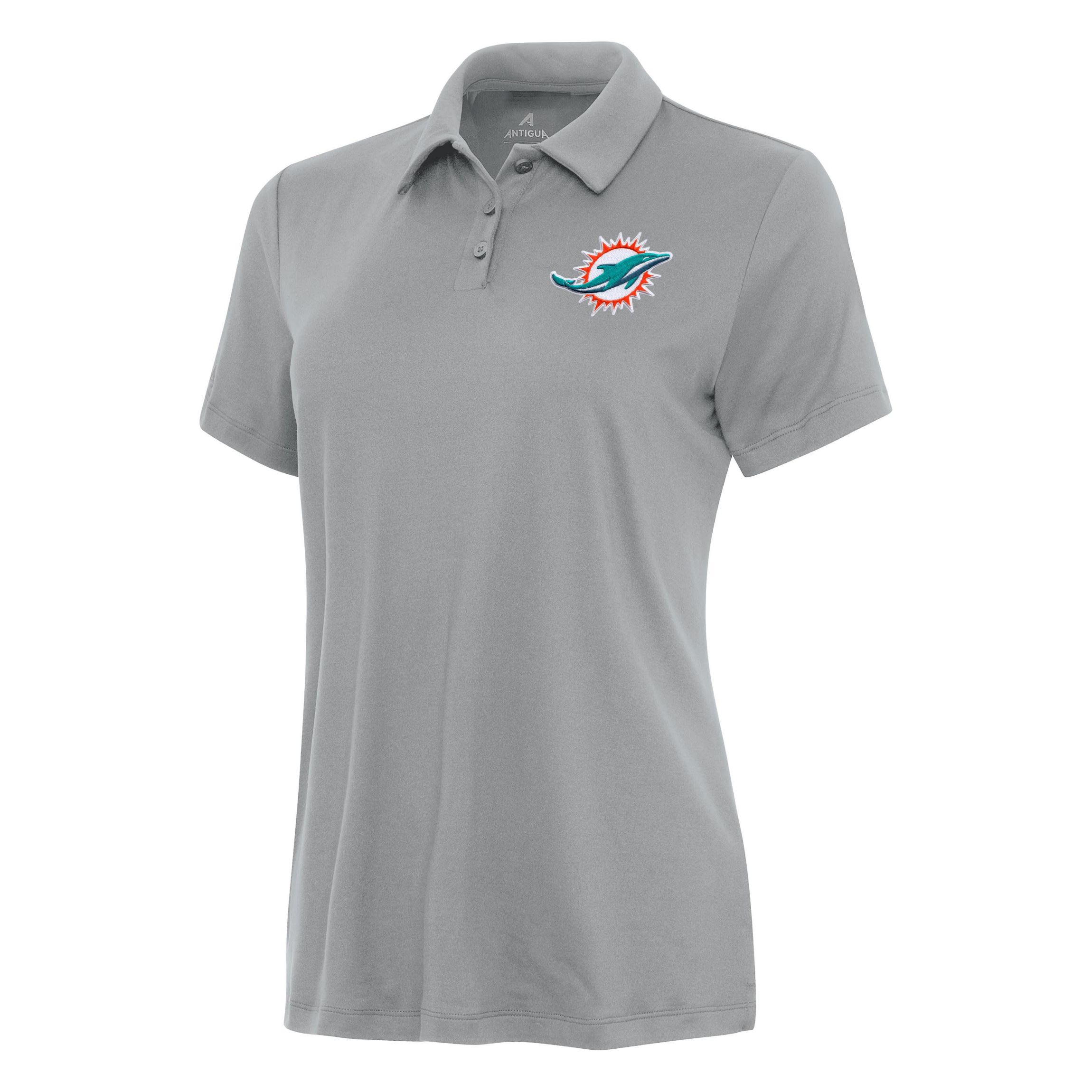 Antigua NFL Miami Dolphins Womens Reprocess Polo
