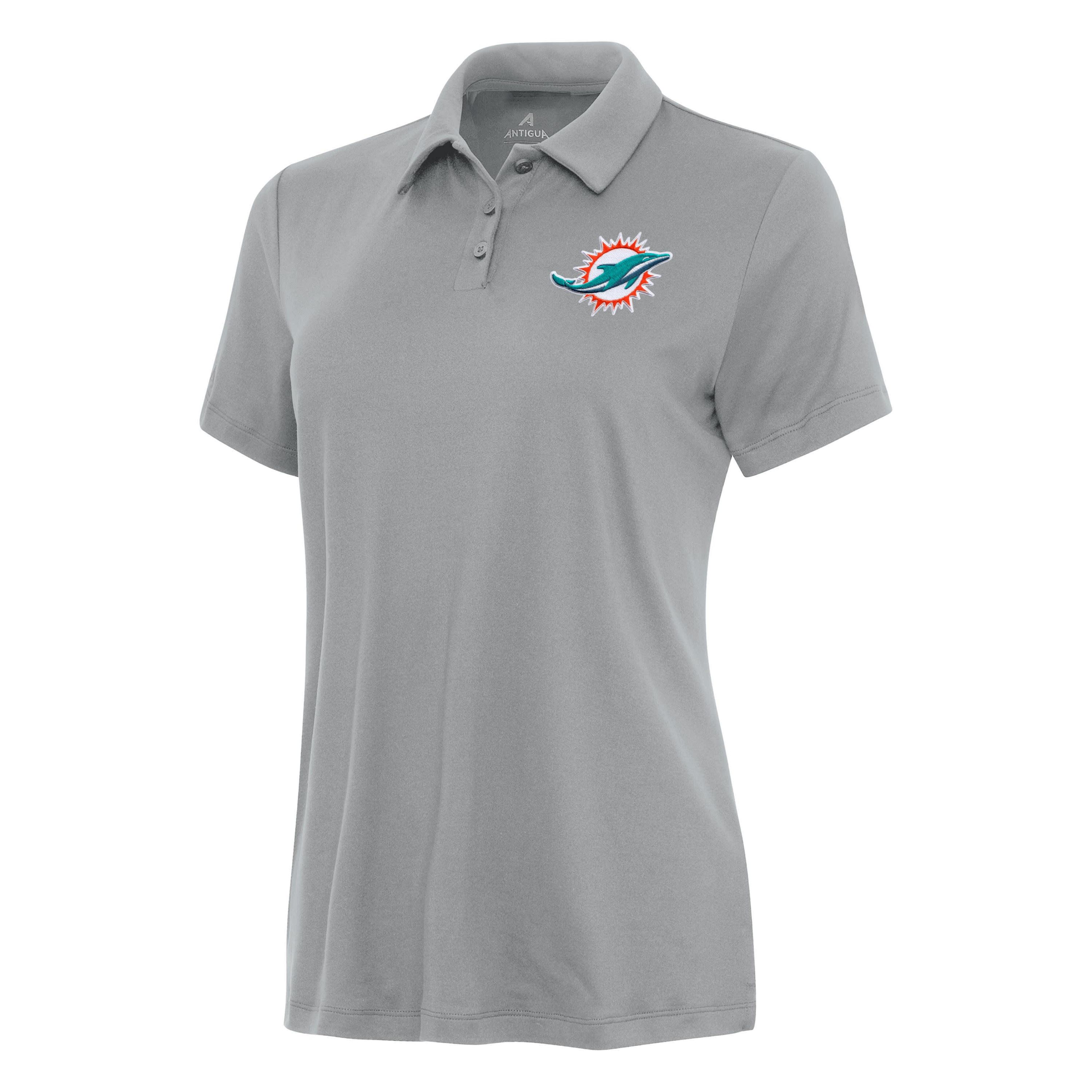 Antigua NFL Miami Dolphins Womens Reprocess Polo