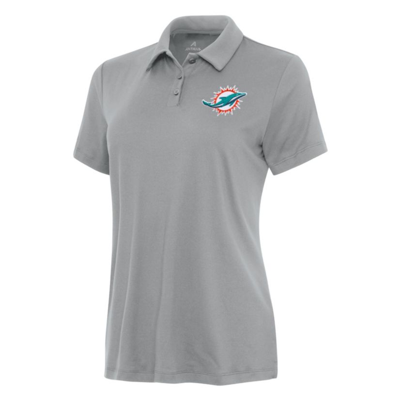 Antigua NFL Miami Dolphins Womens Reprocess Polo