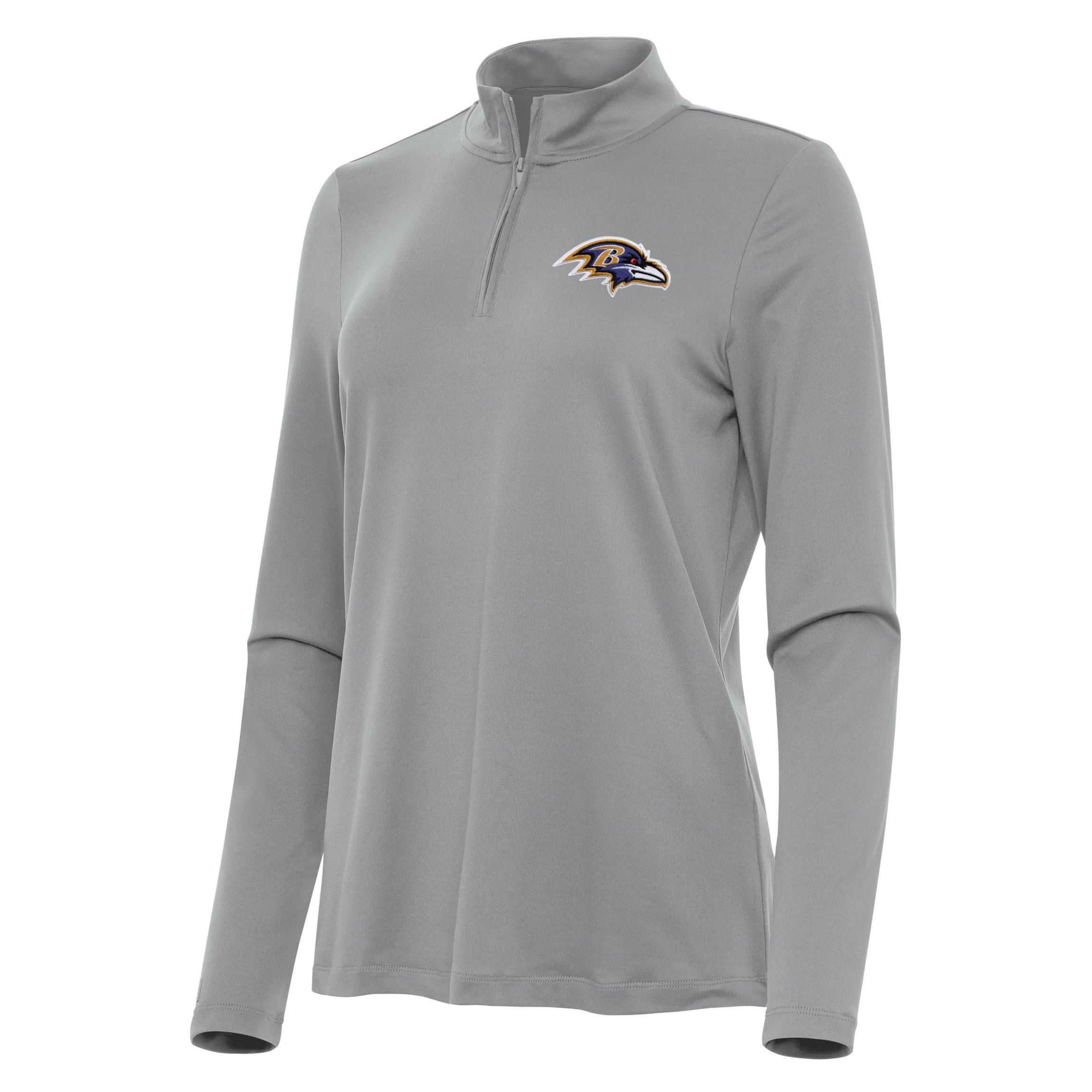 Antigua NFL Baltimore Ravens Womens Reprocess 1/4 Zip Pullover
