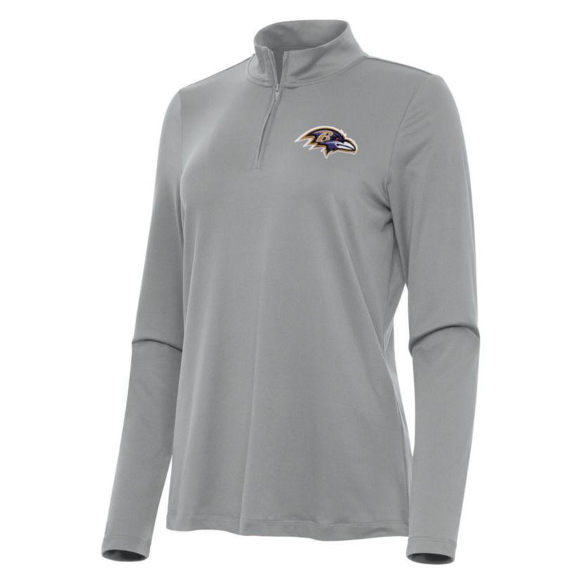 Antigua NFL Baltimore Ravens Womens Reprocess 1/4 Zip Pullover