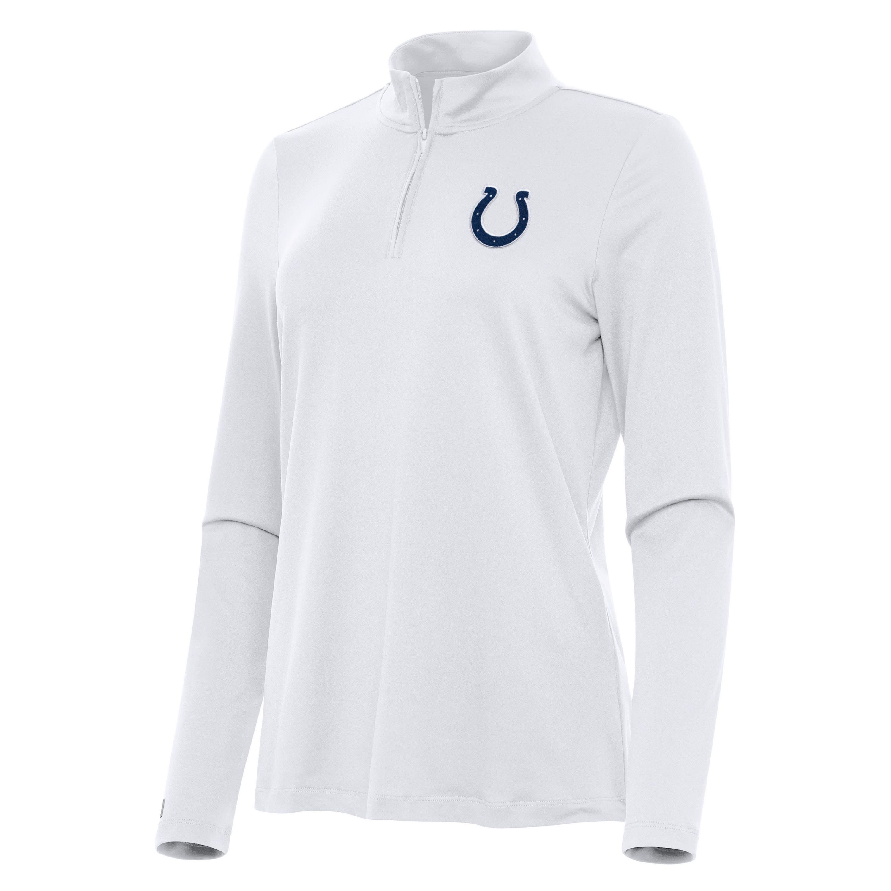 Antigua NFL Indianapolis Colts Womens Reprocess 1/4 Zip Pullover