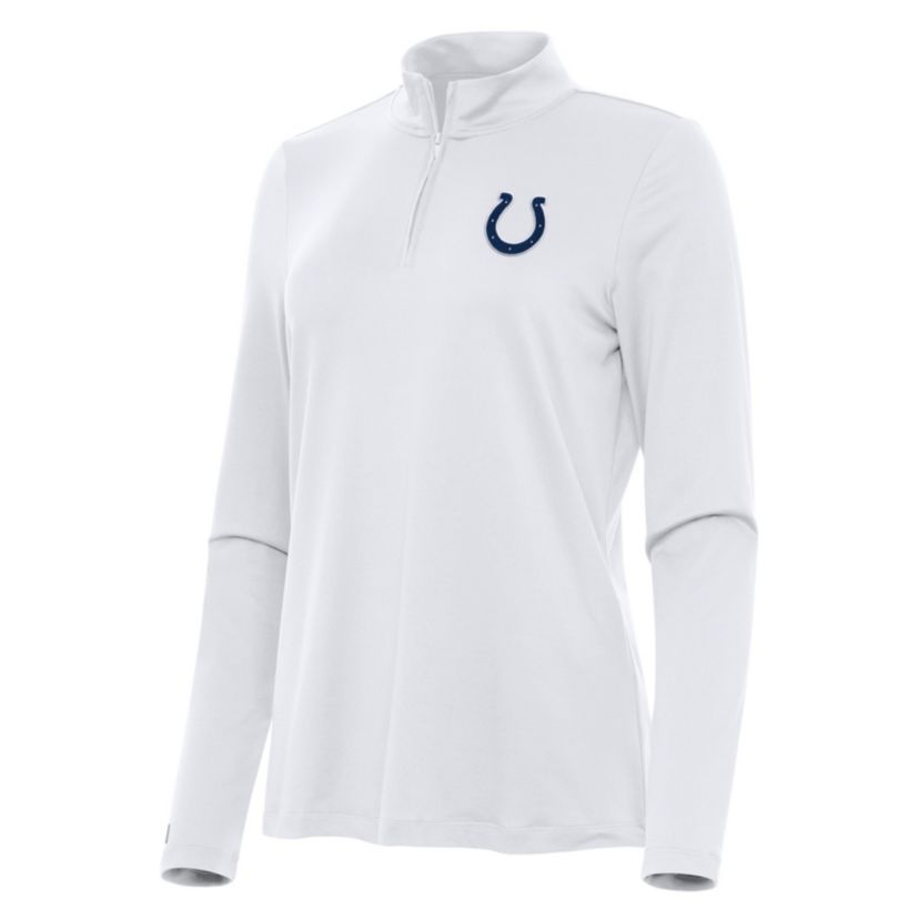 Antigua NFL Indianapolis Colts Womens Reprocess 1/4 Zip Pullover