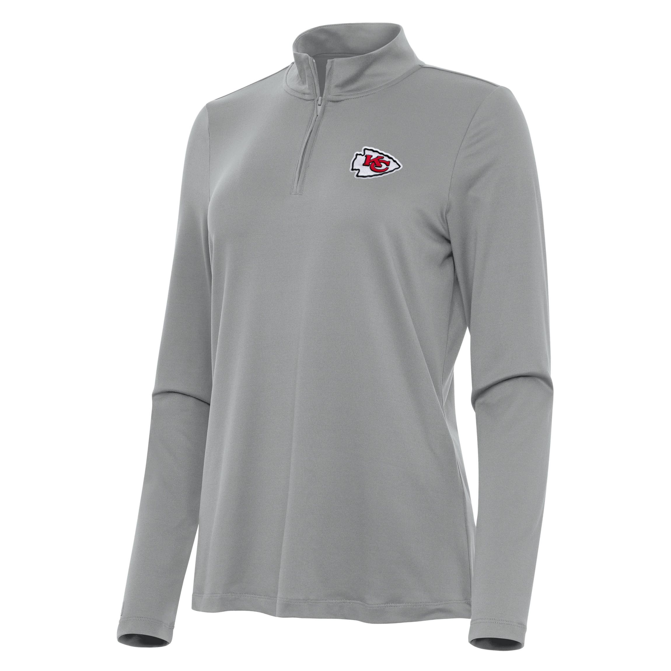 Antigua NFL Kansas City Chiefs Womens Reprocess 1/4 Zip Pullover