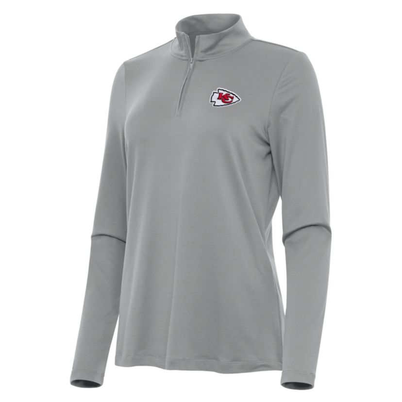 Antigua NFL Kansas City Chiefs Womens Reprocess 1/4 Zip Pullover
