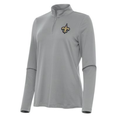Antigua NFL New Orleans Saints Women's Reprocess 1/4 Zip Pullover