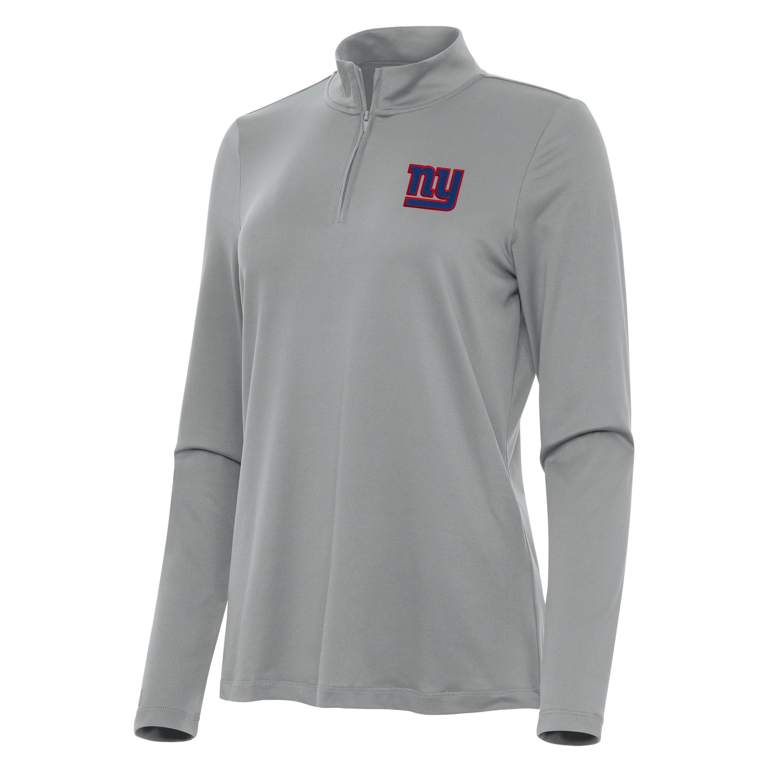 Antigua NFL New York Giants Womens Reprocess 1/4 Zip Pullover