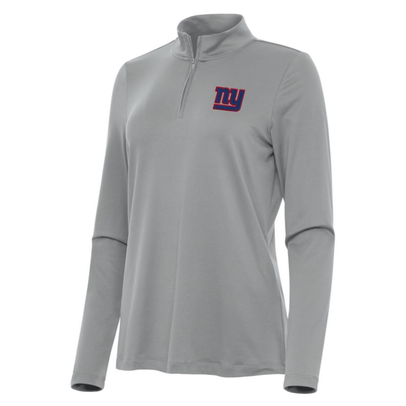 Antigua NFL New York Giants Womens Reprocess 1/4 Zip Pullover