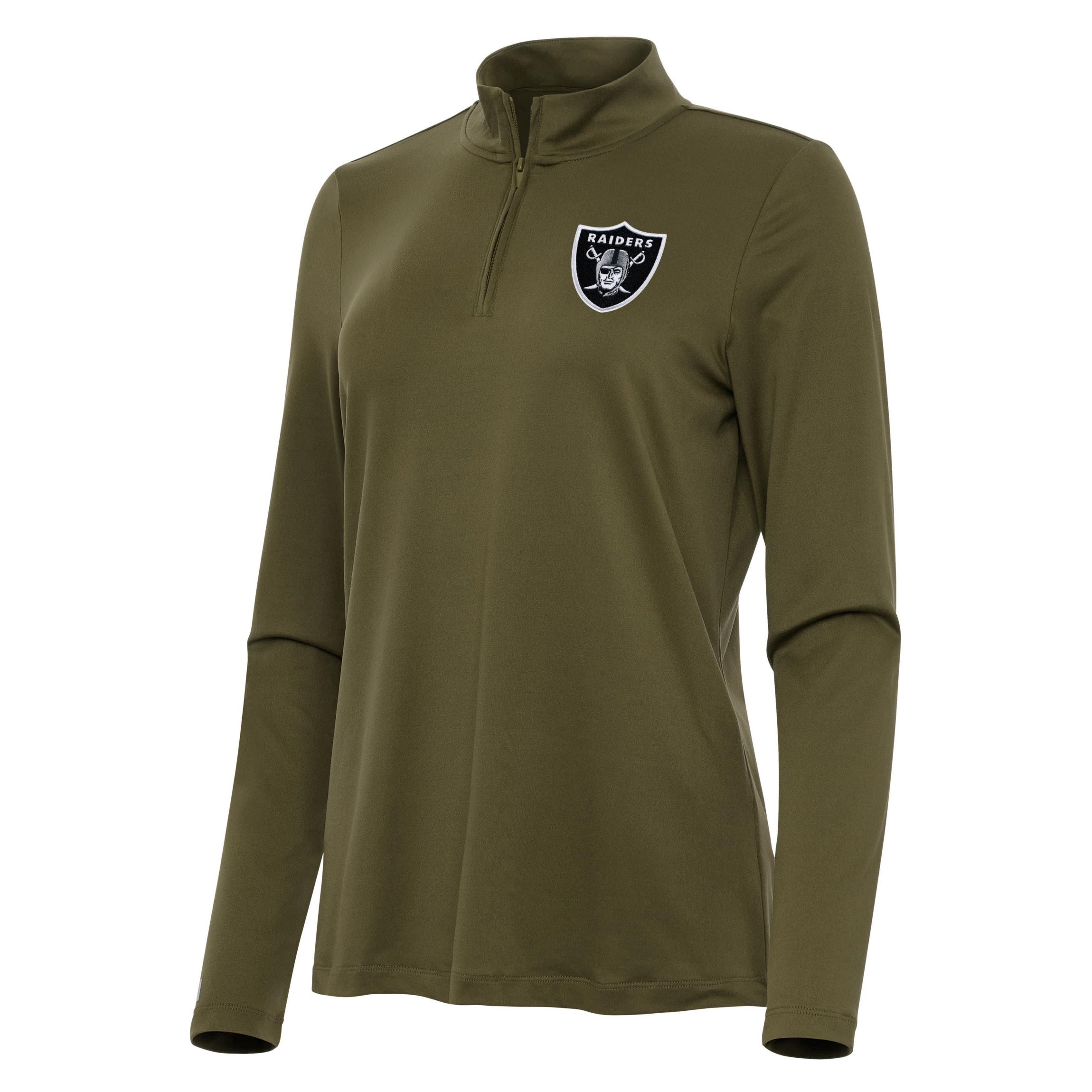 Antigua NFL Las Vegas Raiders  Womens Reprocess 1/4 Zip Pullover