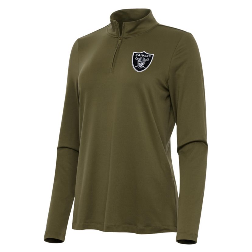 Antigua NFL Las Vegas Raiders  Womens Reprocess 1/4 Zip Pullover