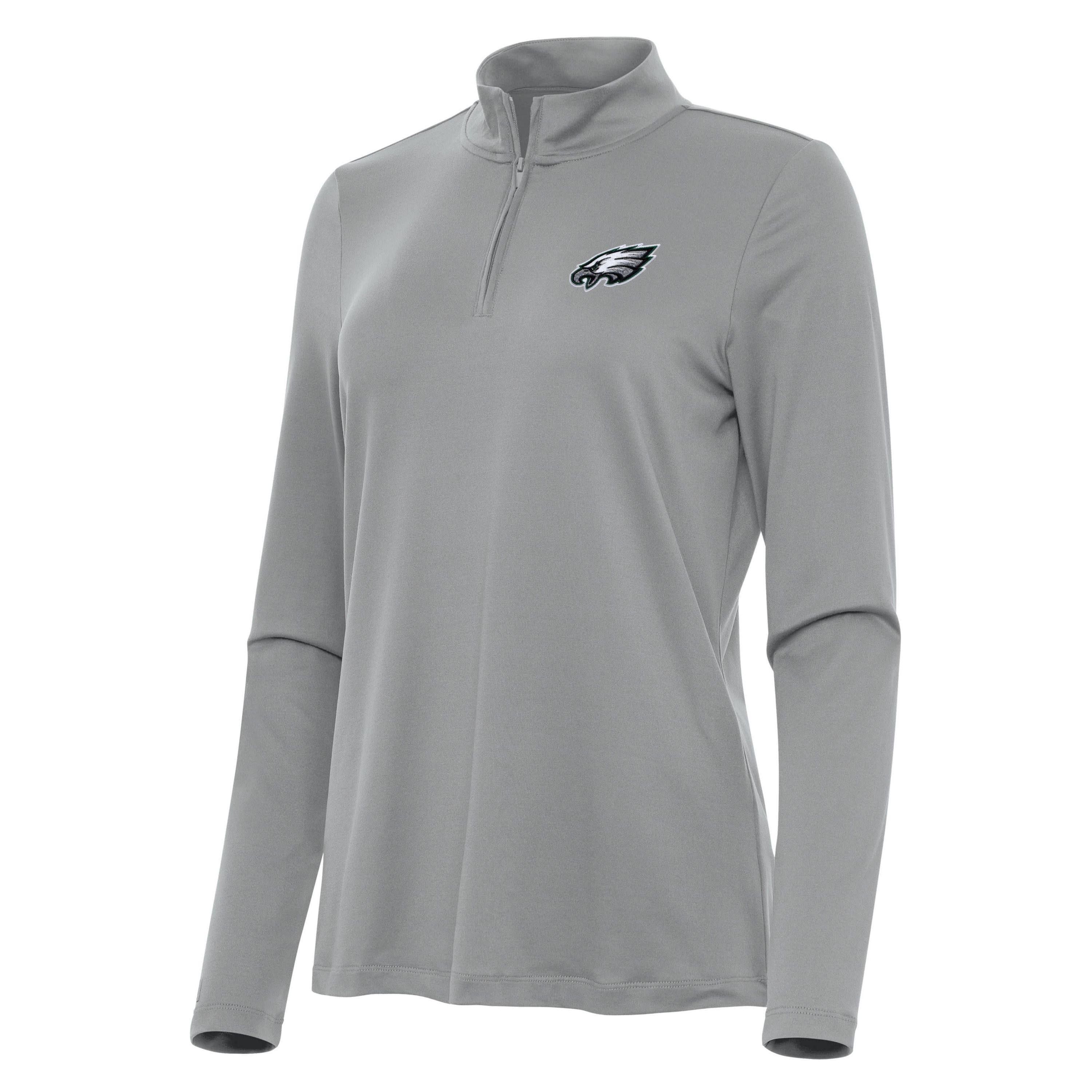Antigua NFL Philadelphia Eagles Womens Reprocess 1/4 Zip Pullover