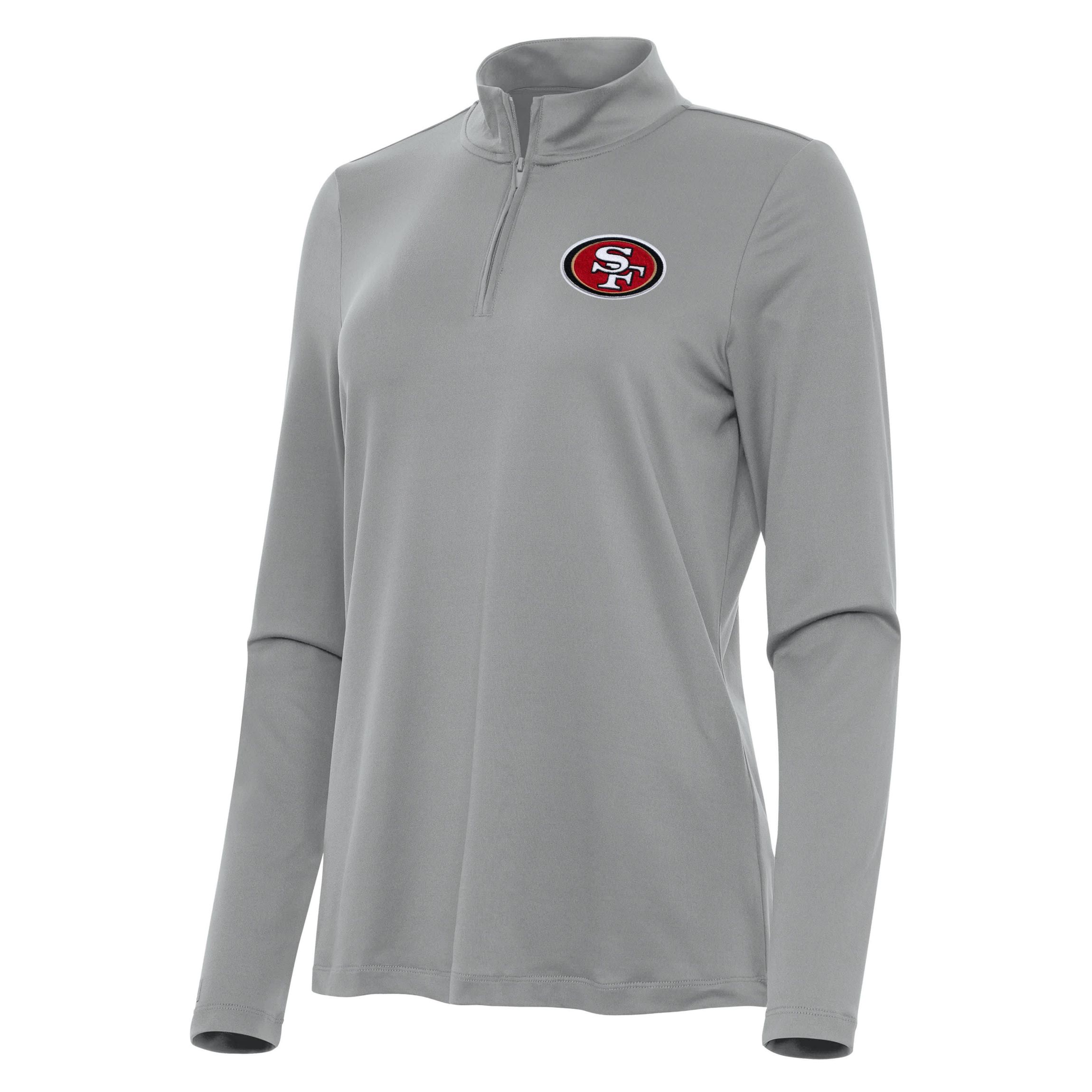 Antigua NFL San Francisco 49ers Womens Reprocess 1/4 Zip Pullover
