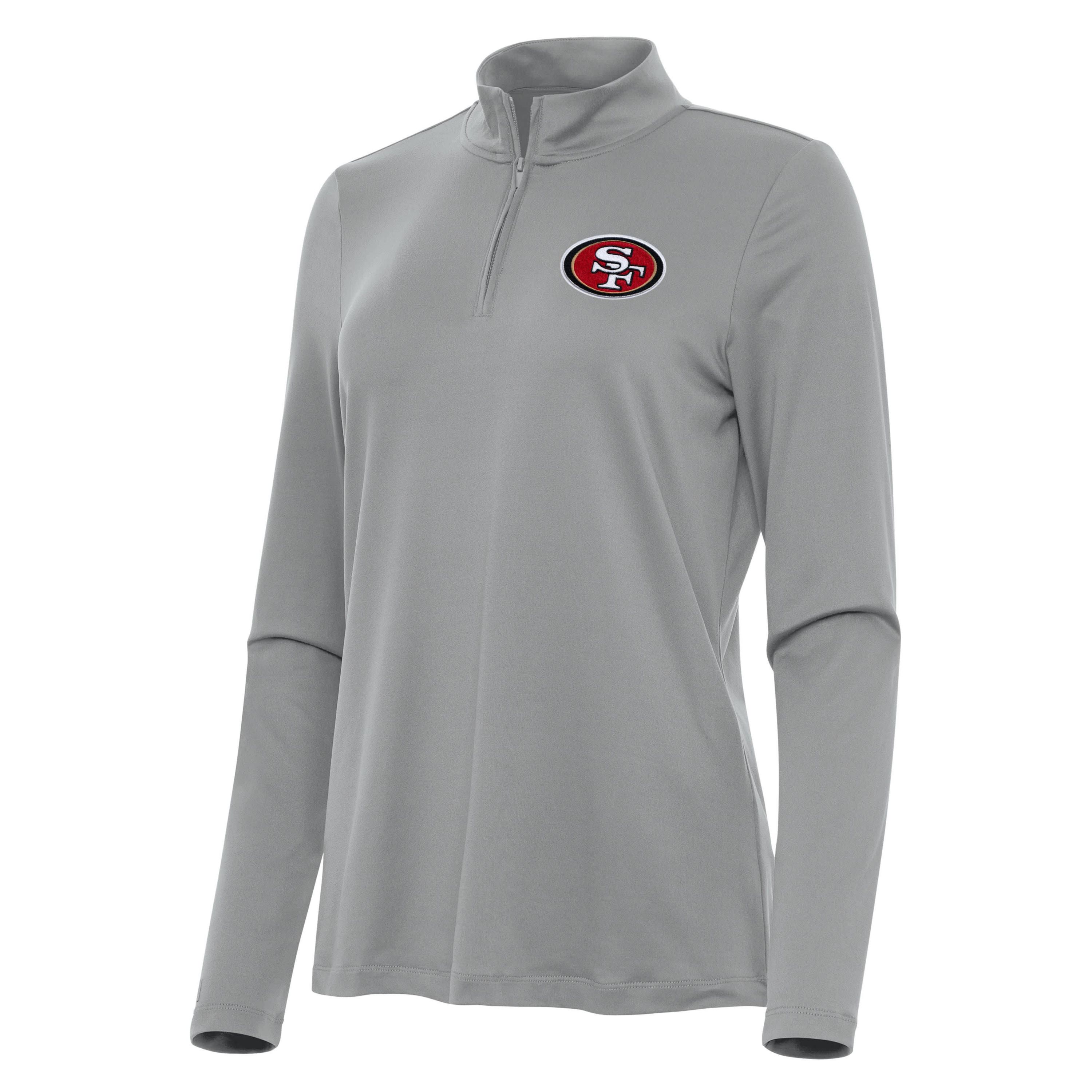Antigua NFL San Francisco 49ers Womens Reprocess 1/4 Zip Pullover
