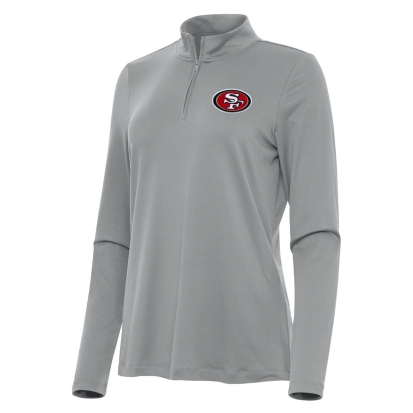 Antigua NFL San Francisco 49ers Womens Reprocess 1/4 Zip Pullover