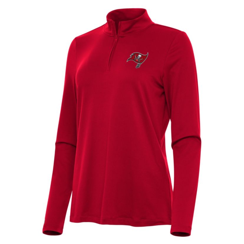 Antigua NFL Tampa Bay Buccaneers Womens Reprocess 1/4 Zip Pullover