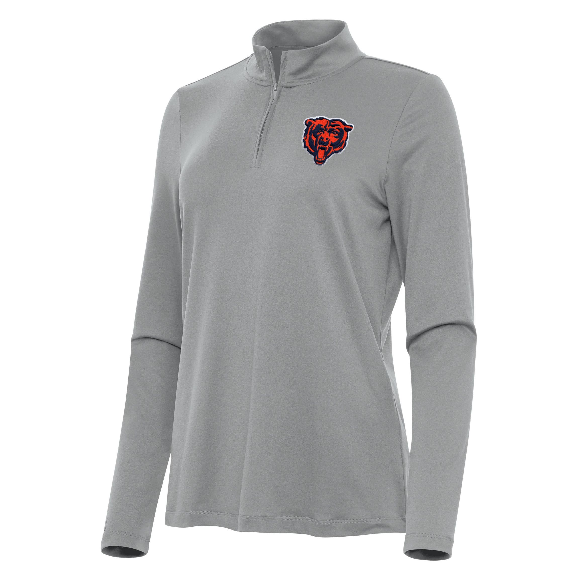 Antigua NFL Chicago Bears Womens Reprocess 1/4 Zip Pullover