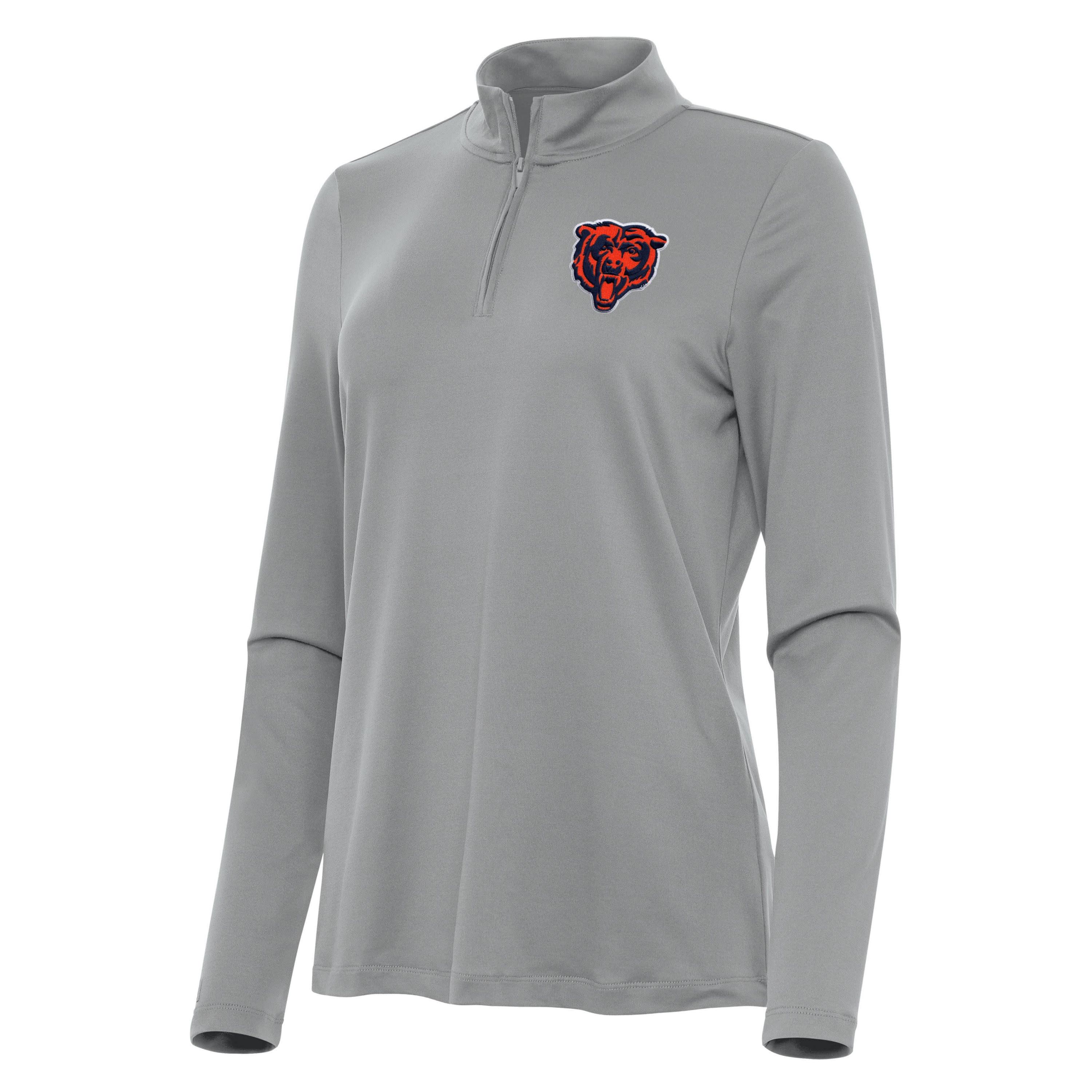 Antigua NFL Chicago Bears Womens Reprocess 1/4 Zip Pullover
