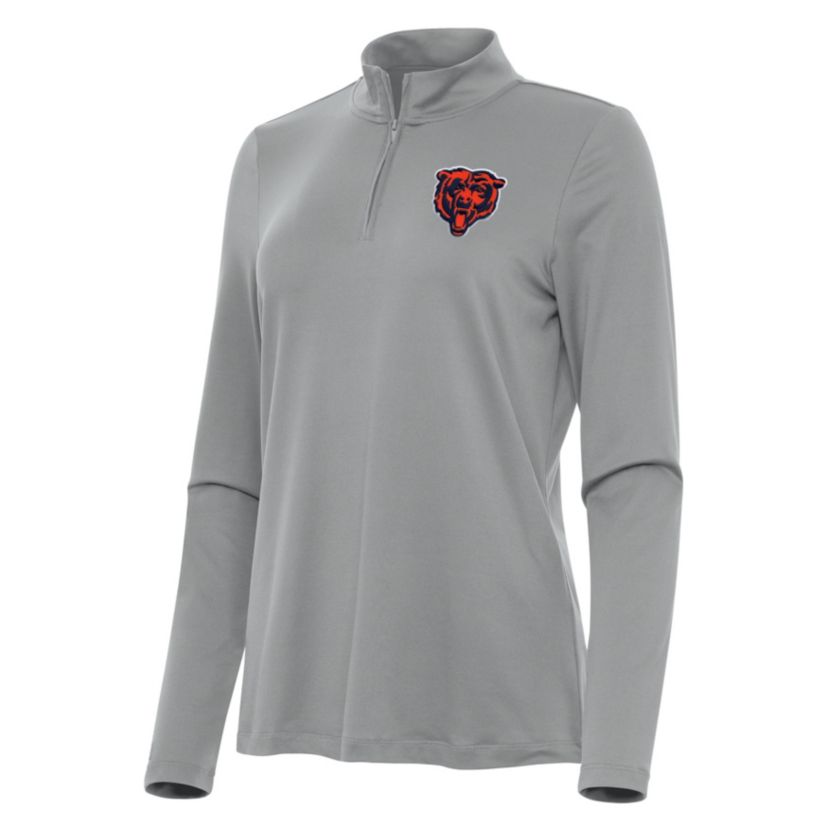 Antigua NFL Chicago Bears Womens Reprocess 1/4 Zip Pullover