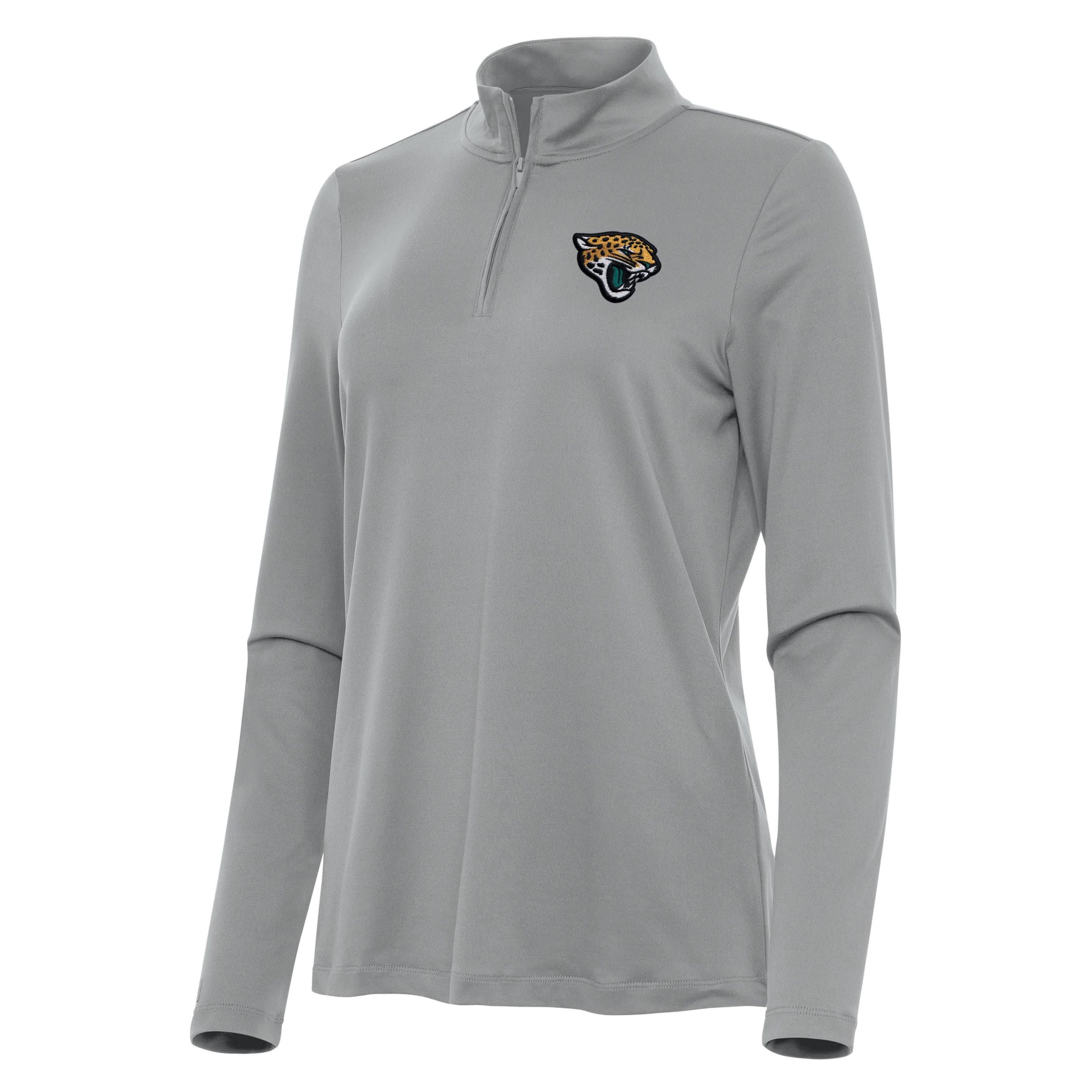 Antigua NFL Jacksonville Jaguars Womens Reprocess 1/4 Zip Pullover