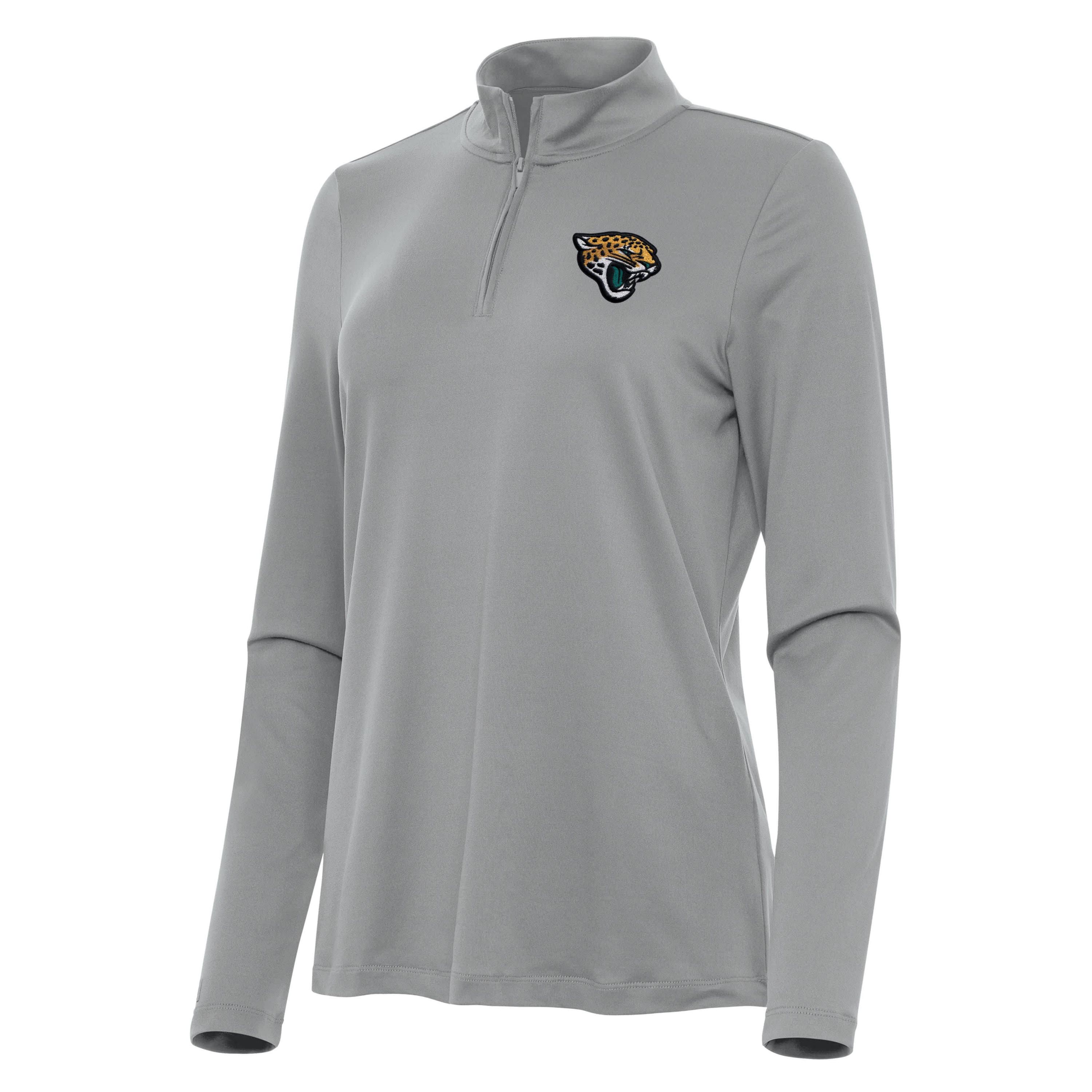 Antigua NFL Jacksonville Jaguars Womens Reprocess 1/4 Zip Pullover