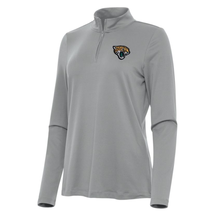Antigua NFL Jacksonville Jaguars Womens Reprocess 1/4 Zip Pullover