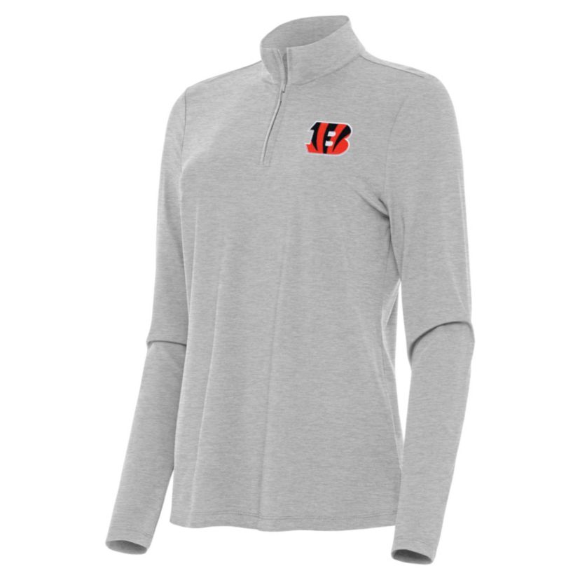 Antigua NFL Cincinnati Bengals Womens Bright 1/4 Zip Pullover