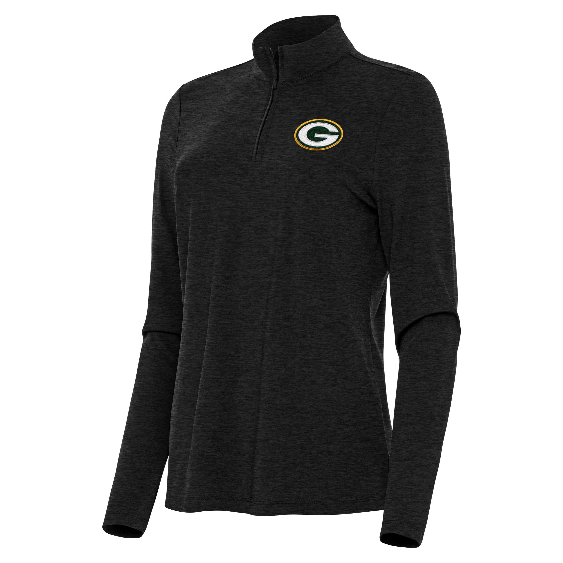 Antigua NFL Green Bay Packers Womens Bright 1/4 Zip Pullover
