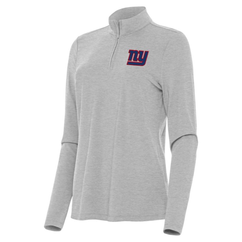 Antigua NFL New York Giants Womens Bright 1/4 Zip Pullover