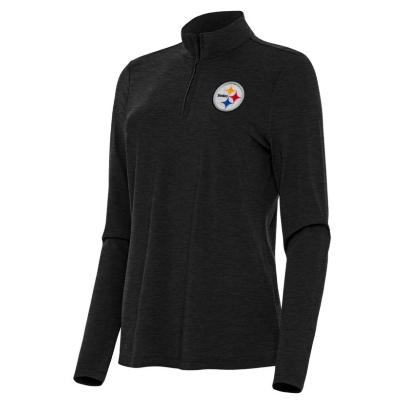 Antigua NFL Pittsburgh Steelers Womens Bright 1/4 Zip Pullover