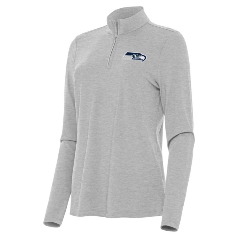 Antigua NFL Seattle Seahawks Womens Bright 1/4 Zip Pullover