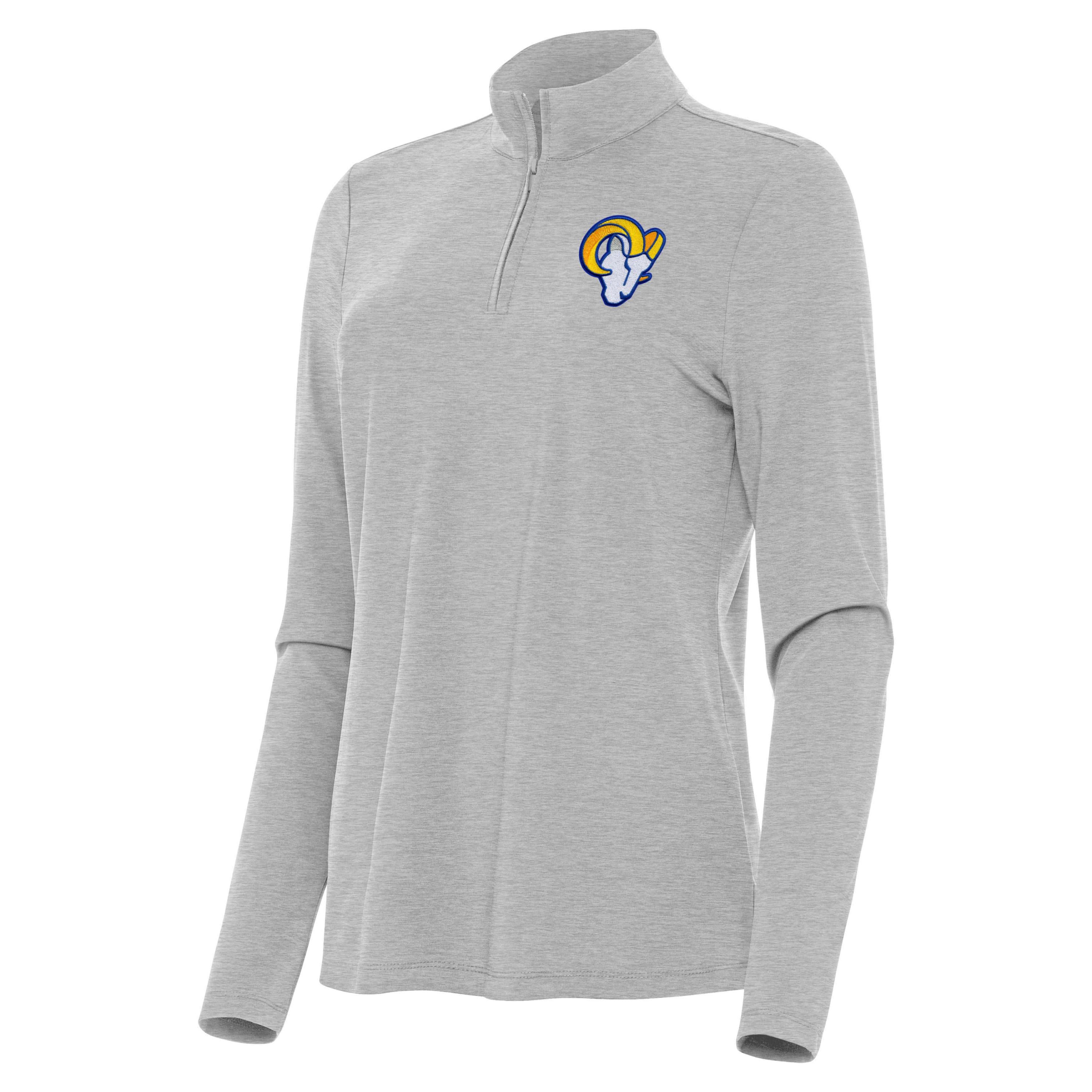 Antigua NFL Los Angeles Rams Womens Bright 1/4 Zip Pullover