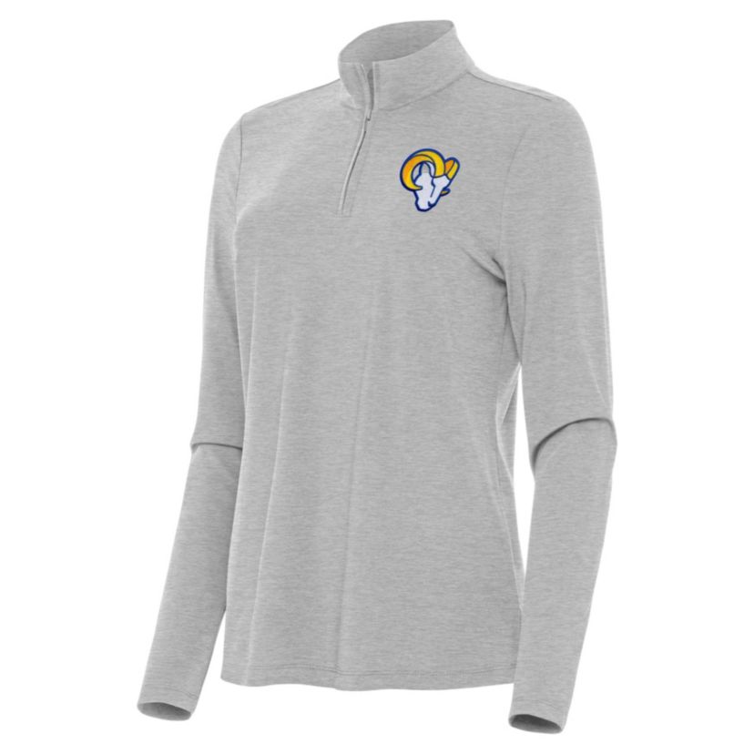 Antigua NFL Los Angeles Rams Womens Bright 1/4 Zip Pullover