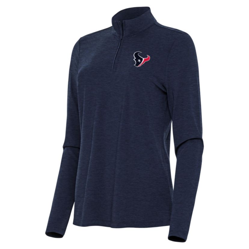Antigua NFL Houston Texans Womens Bright 1/4 Zip Pullover
