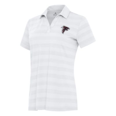 Antigua NFL Atlanta Falcons Women's Tunnel Polo, White, Large