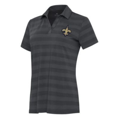 Antigua NFL New Orleans Saints Women's Tunnel Polo, XS
