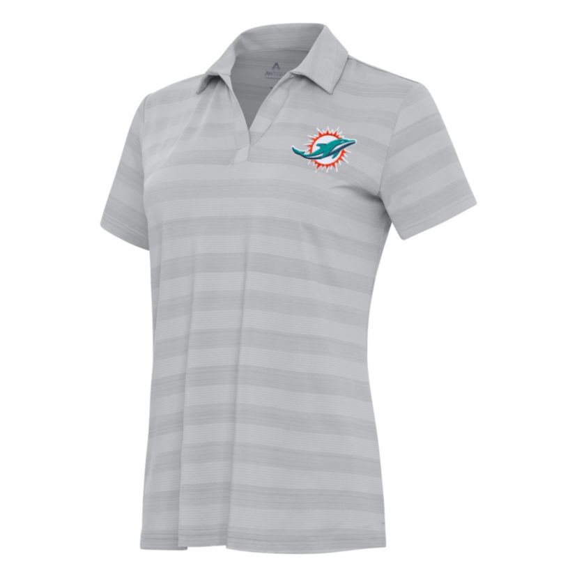 Antigua NFL Miami Dolphins Womens Tunnel Polo