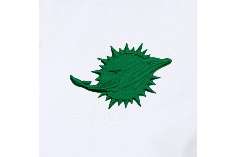St. Patricks Day NFL Miami Dolphins Womens Era Polo