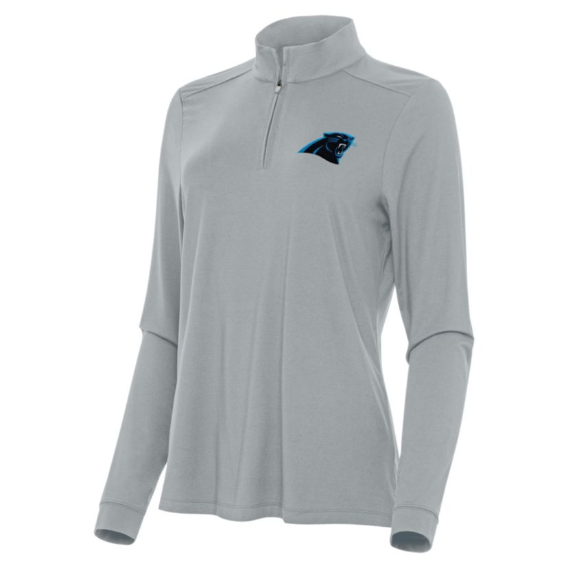 Antigua NFL Carolina Panthers Womens Intent 1/4 Zip Pullover