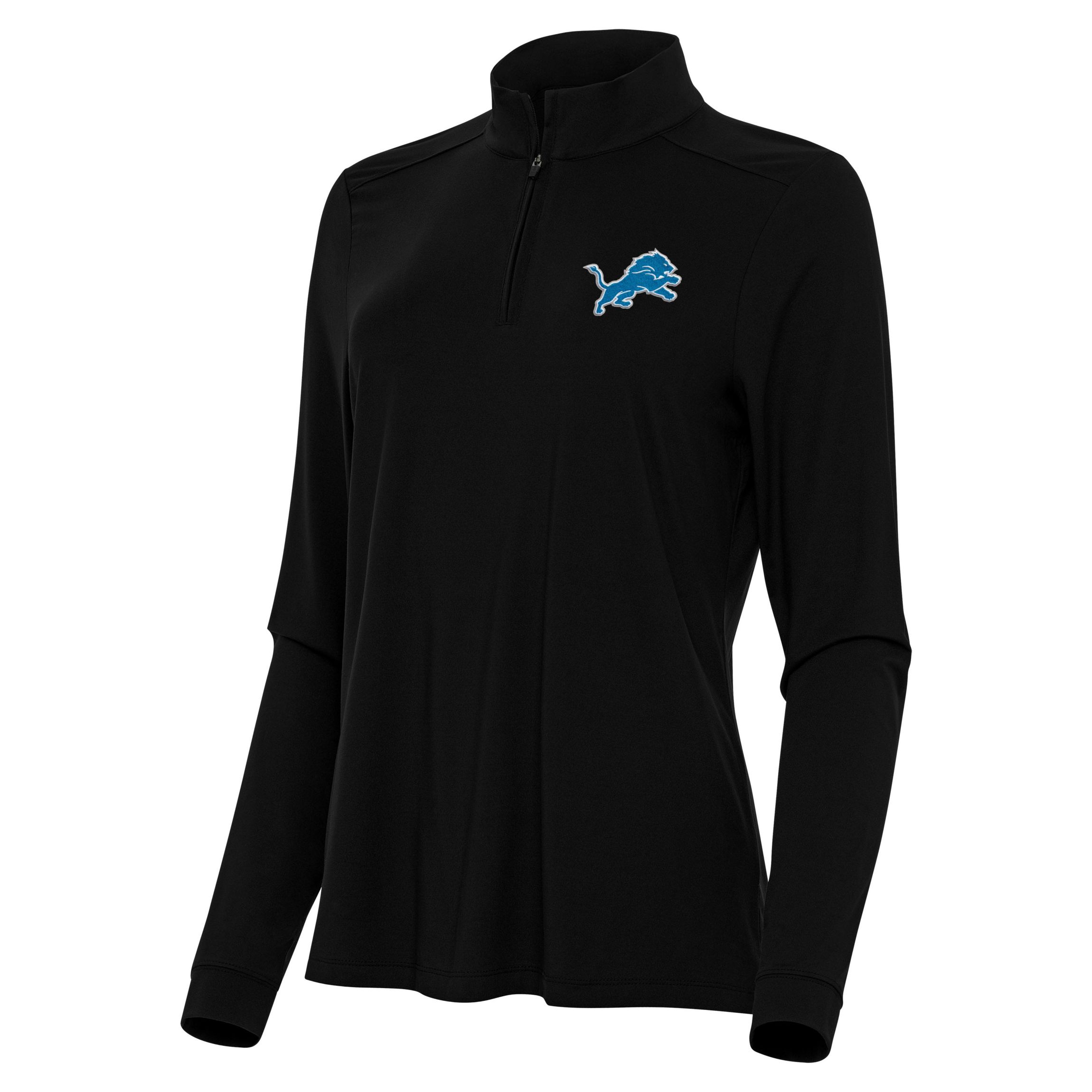 Antigua NFL Detroit Lions Womens Intent 1/4 Zip Pullover