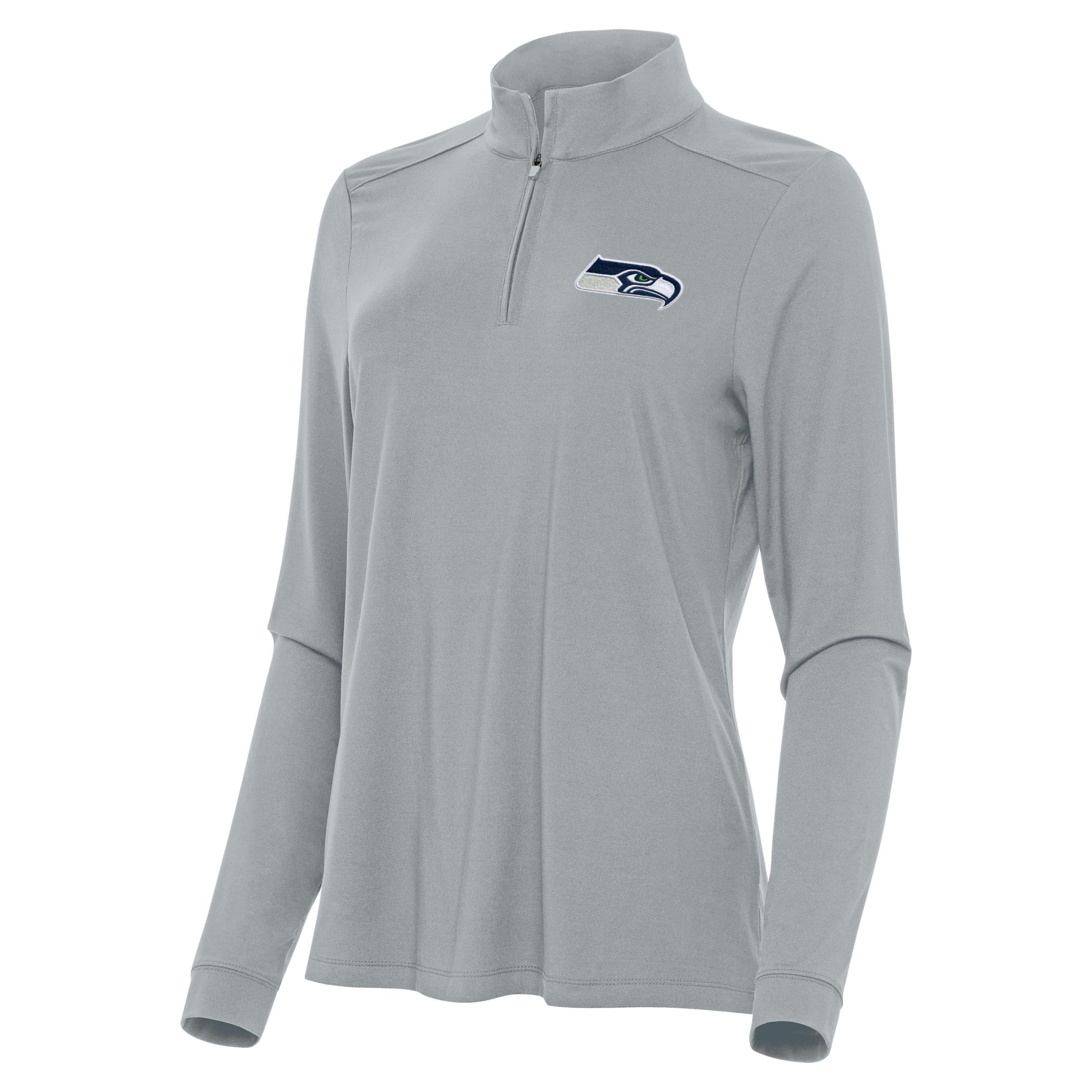 Antigua NFL Seattle Seahawks Womens Intent 1/4 Zip Pullover