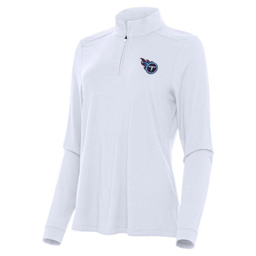 Antigua NFL Tennessee Titans Womens Intent 1/4 Zip Pullover