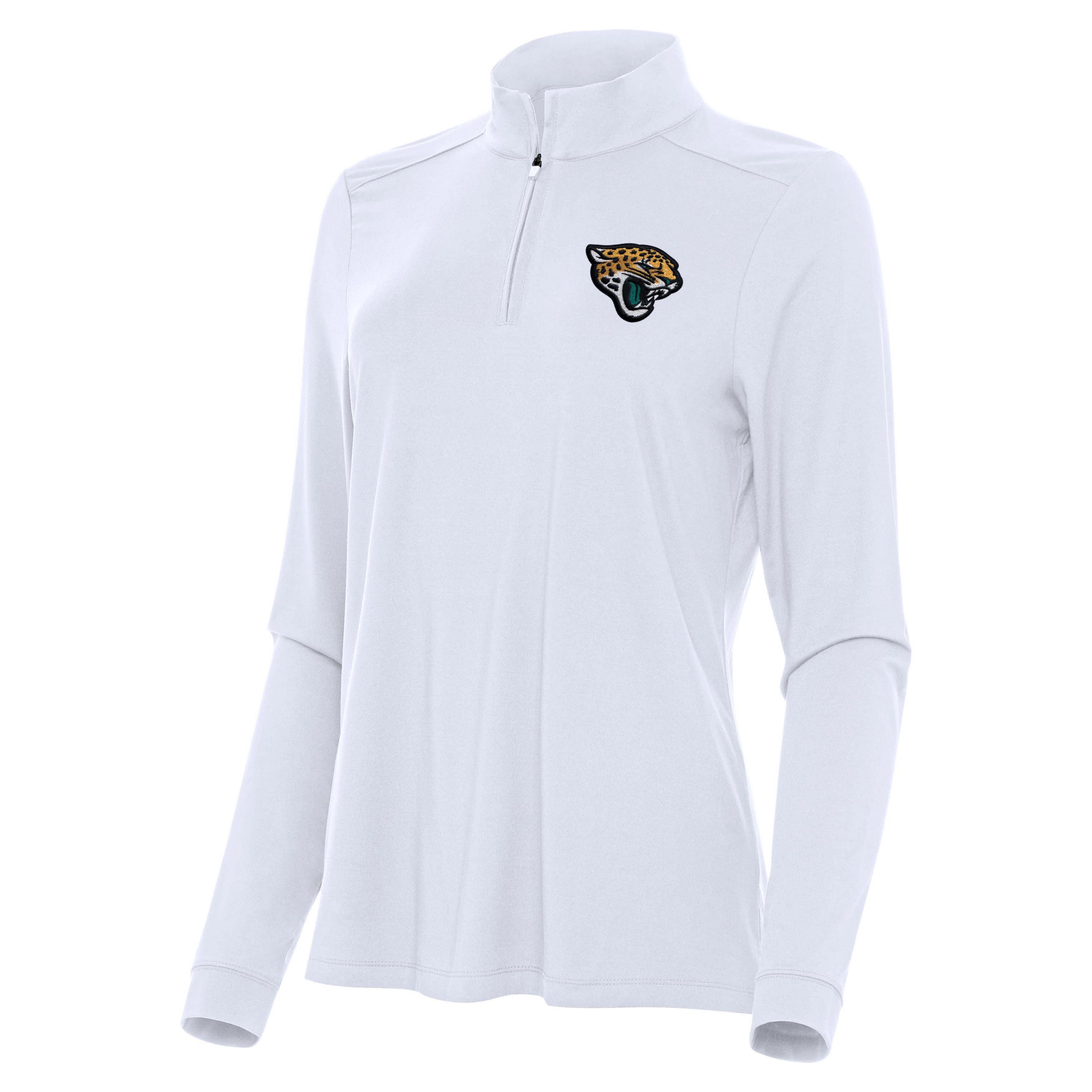 Antigua NFL Jacksonville Jaguars Womens Intent 1/4 Zip Pullover