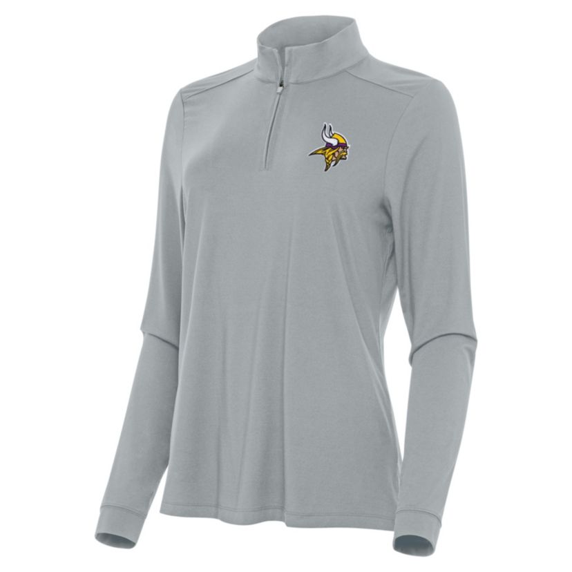Antigua NFL Minnesota Vikings Womens Intent 1/4 Zip Pullover